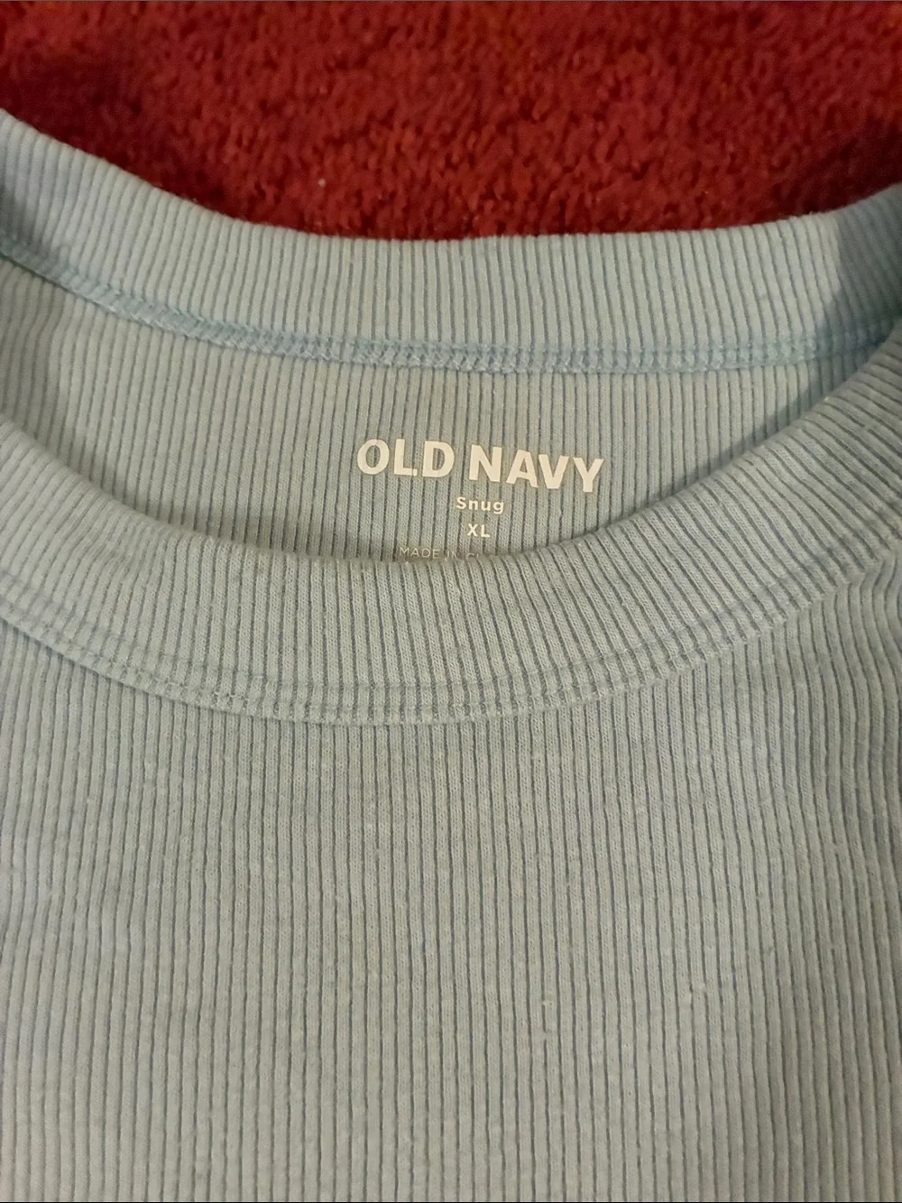 Old Navy Pale Blue Short Sleeve Crew Tee